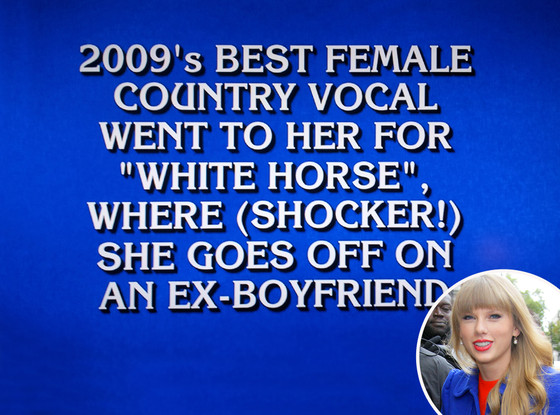 Taylor Swift, Jeopardy Taylor Swift, Jeopardy